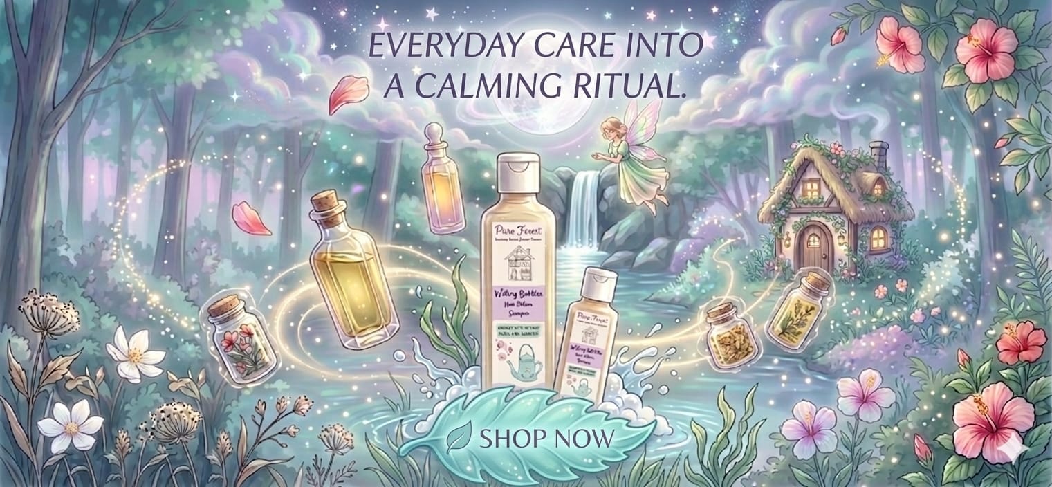Magic Bubbles herbal shampoo by Pixie Forest — natural hair cleansing India