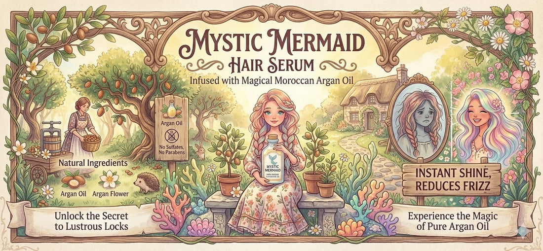 ARGAN OIL HAIR SERUM, MYSTIC MERMAID HAIR SERUM